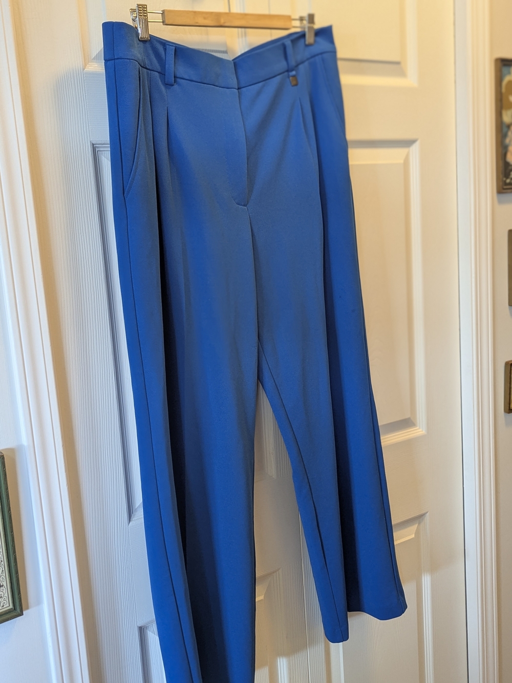 Women's Mexx Tailored Wide-Leg Trousers in Bright Blue